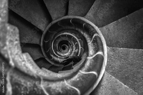 Canvas Print Spiral staircase