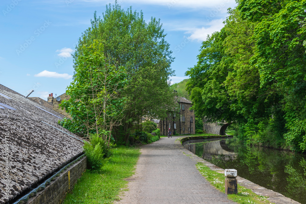 Houses along the canal