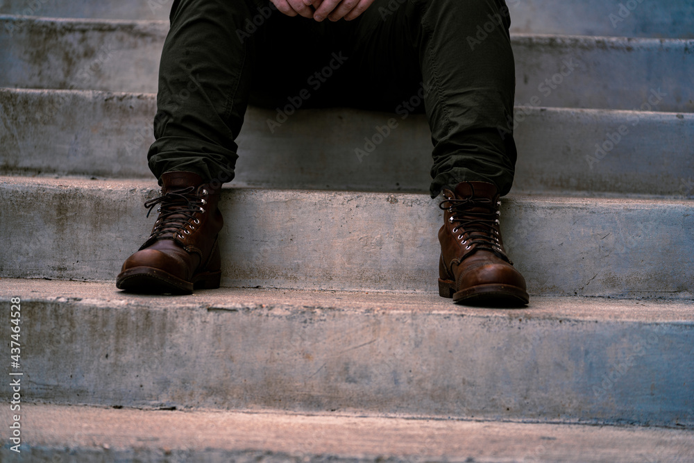 person in boots person in boots