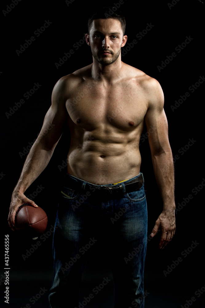 Man with the Rugby ball