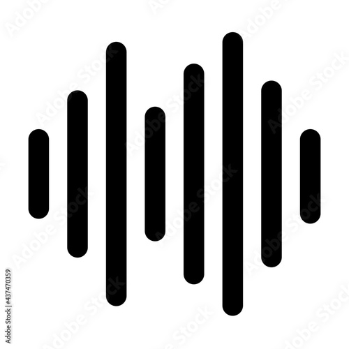 frequency wave icon © verry