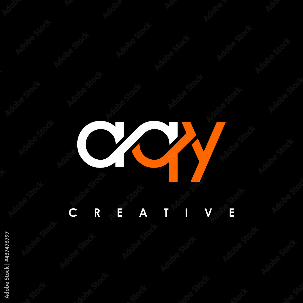 AQY Letter Initial Logo Design Template Vector Illustration AQY Letter Initial Logo Design Template Vector Illustration