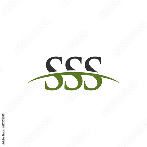 SSS initial swoosh horizon, letter logo designs corporate inspiration