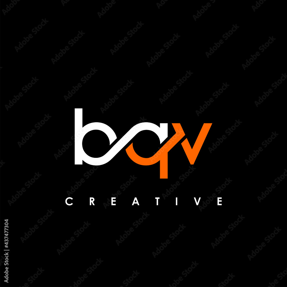 BQV Letter Initial Logo Design Template Vector Illustration BQV Letter Initial Logo Design Template Vector Illustration
