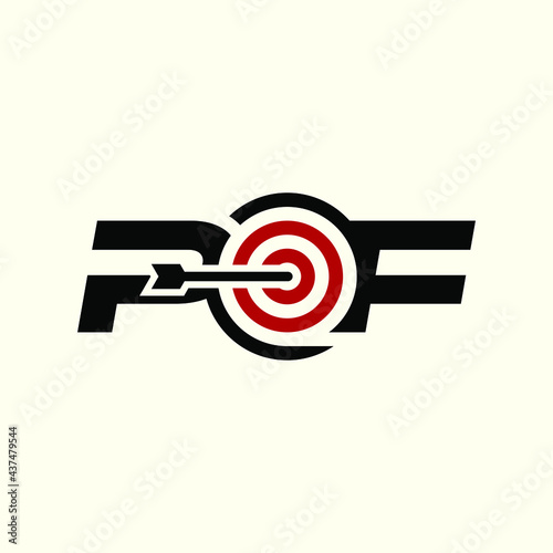 precision POF company logo design