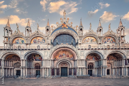 The St Mark's Basilica in Venice photo