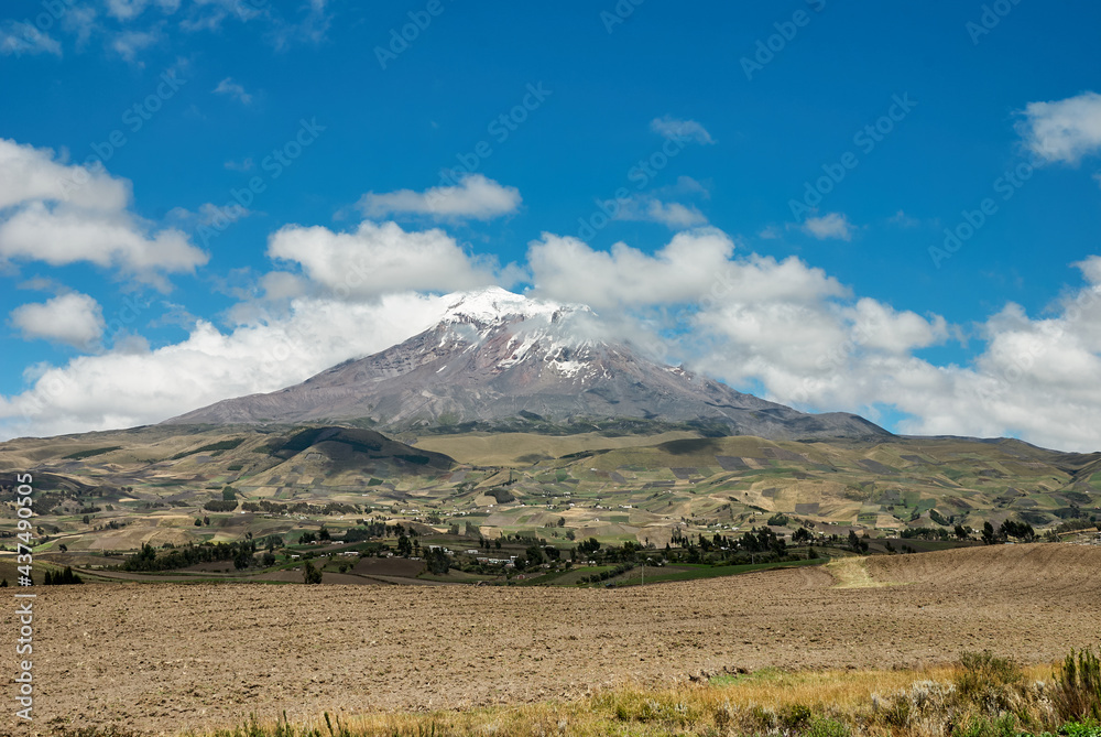 Chimborazo volcano landscape, Ecuador