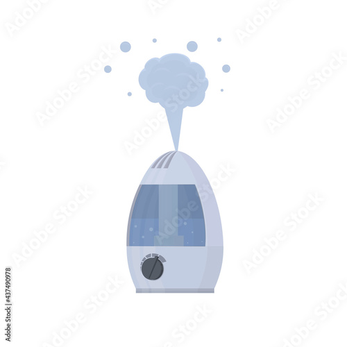 Humidifier. Air humidifier, vector illustration