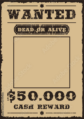 wanted vintage poster