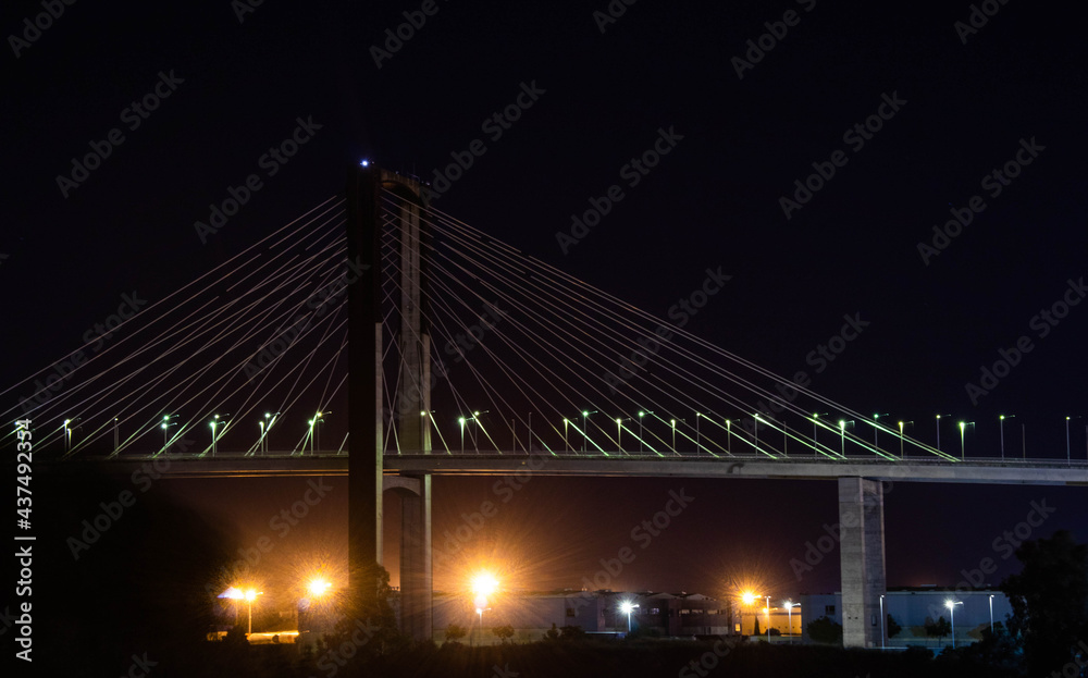 Bridge in the night light