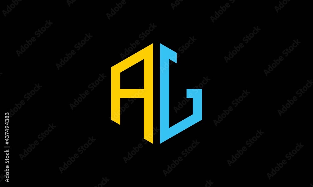 AJ and JA or A and J Abstract Letter Mark Logo Template for Business AJ and JA or A and J Abstract Letter Mark Logo Template for Business