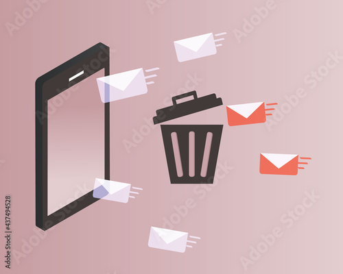 email spam or junk mail is unsolicited messages sent in bulk by email 