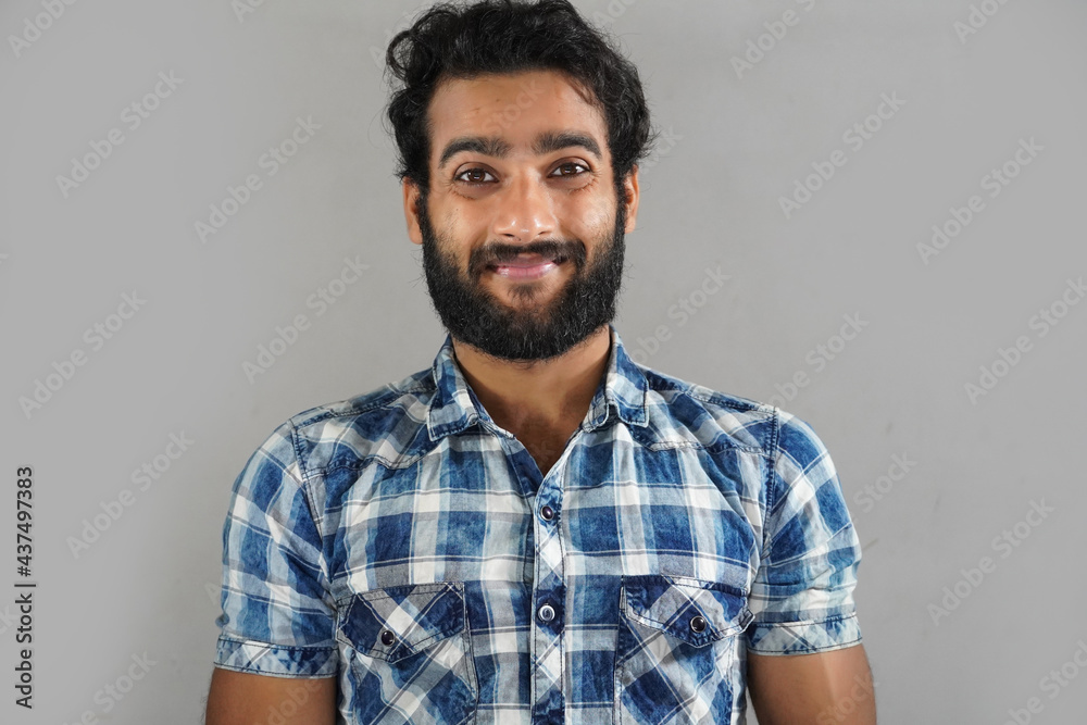 portrait of a man on white background portrait of a man on white background