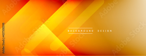 Dynamic lines abstract background. 3D shadow effects and fluid gradients. Modern overlapping forms