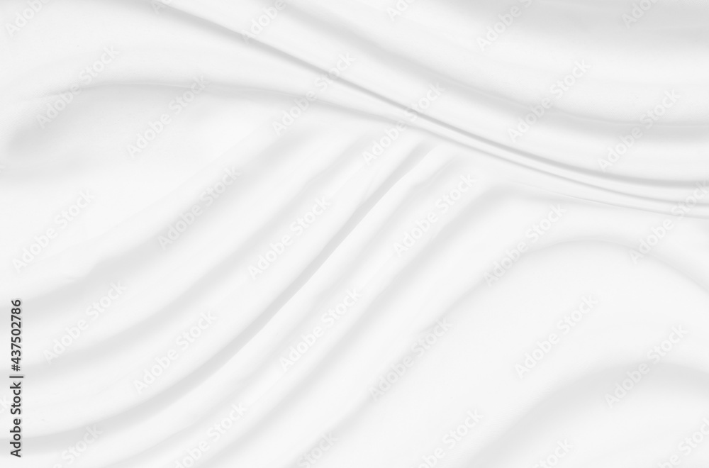 white cloth background soft wrinkled fabric patrem and surface