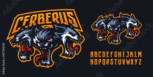 illustration vector graphic of Wolf mascot logo perfect for sport and e-sport team