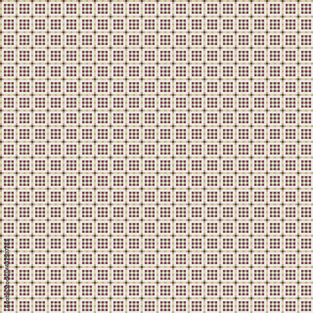 Abstract Cross Pattern generative computational art illustration