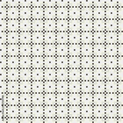 Abstract Cross Pattern generative computational art illustration