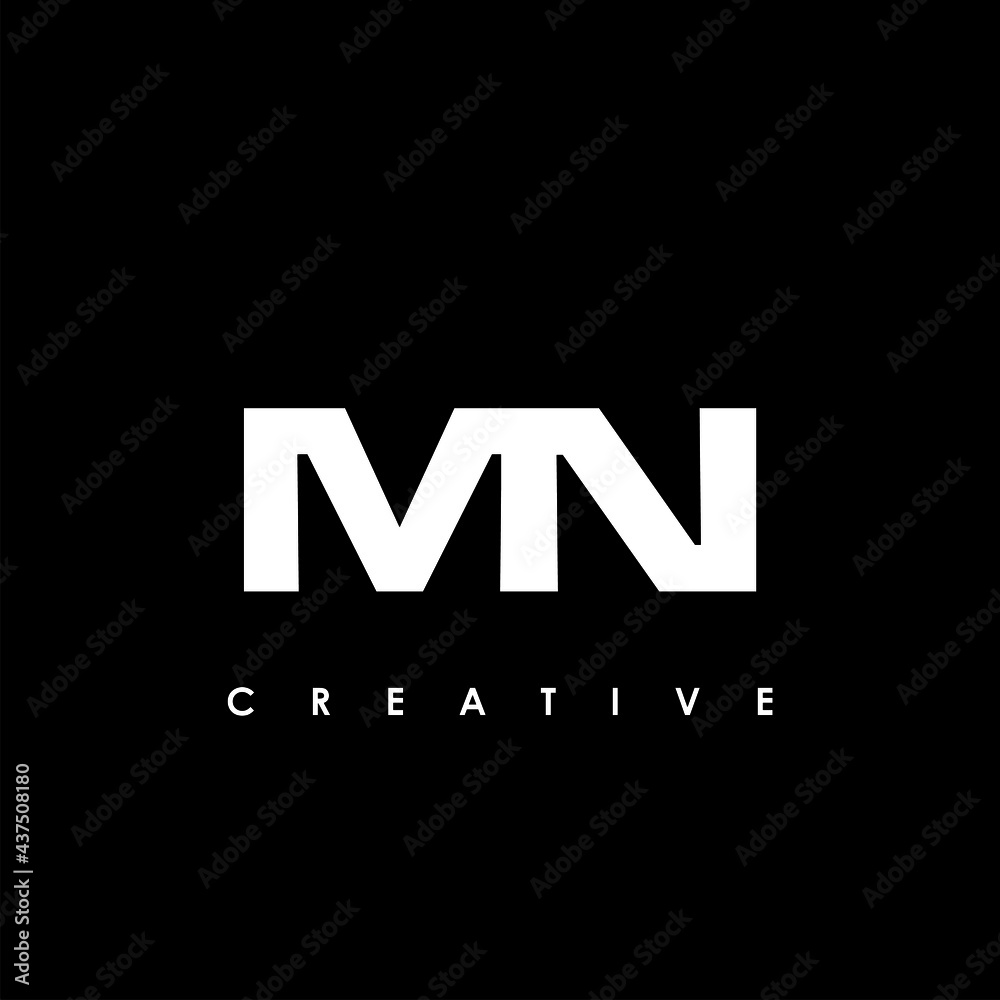 MN Letter Initial Logo Design Template Vector Illustration