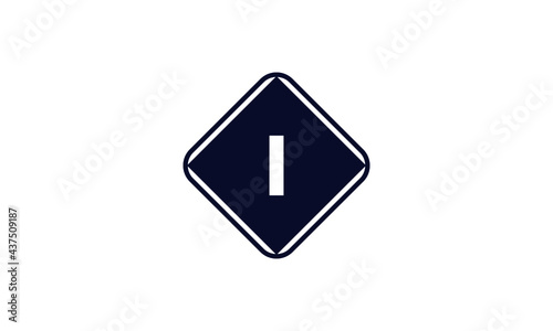 Initial Letter I Square Shape Vector Monogram Logo. I Letter Logo Template Free Download Initial Letter I Square Shape Vector Monogram Logo. I Letter Logo Template - GFXLoad