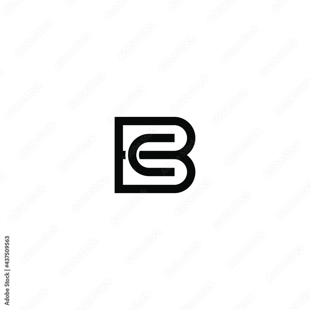 BC CB letter initial logo vector icon illustration BC CB letter initial logo vector icon illustration