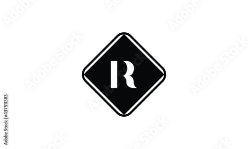Initial Letter R Square Shape Vector Monogram Logo. R Letter Logo Template Free Download Initial Letter R Square Shape Vector Monogram Logo. R Letter Logo Template - GFXLoad