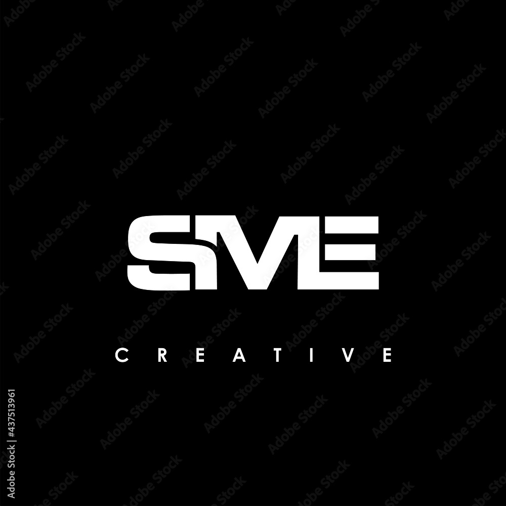 SME Letter Initial Logo Design Template Vector Illustration