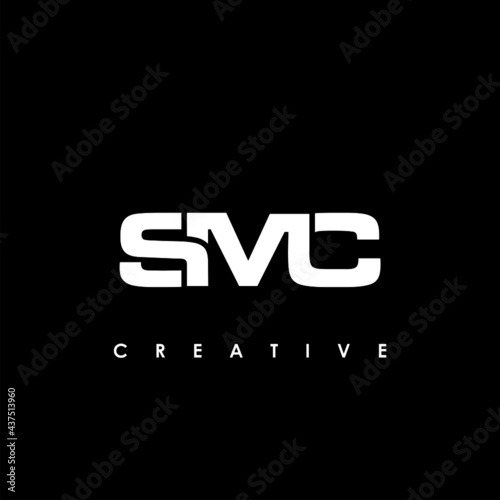 Quadro su tela SMC Letter Initial Logo Design Template Vector Illustration