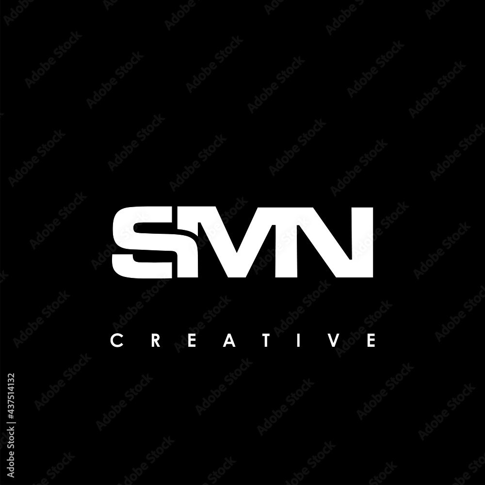 SMN Letter Initial Logo Design Template Vector Illustration SMN Letter Initial Logo Design Template Vector Illustration