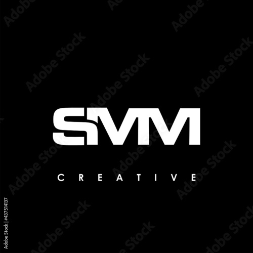 SMM Letter Initial Logo Design Template Vector Illustration