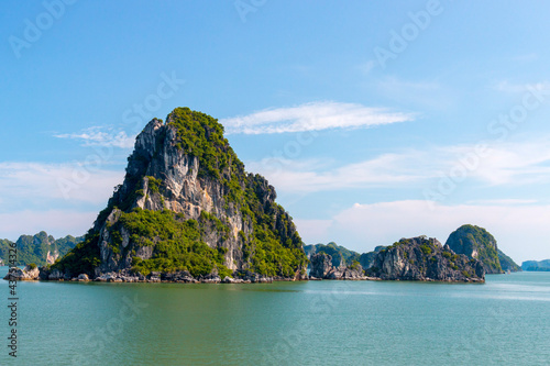 Limestone Karst Halong Bay in Vietnam,Asia