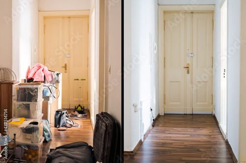 Cuadro en lienzo House Mess And Junk Declutter
