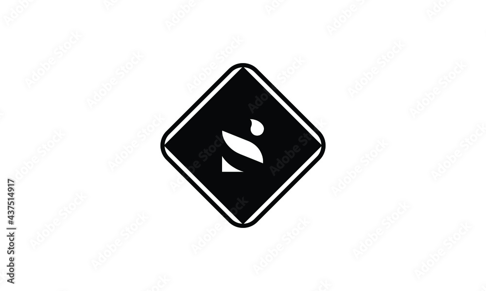 Initial Letter S Square Shape Vector Monogram Logo. S Letter Logo Template Initial Letter S Square Shape Vector Monogram Logo. S Letter Logo Template