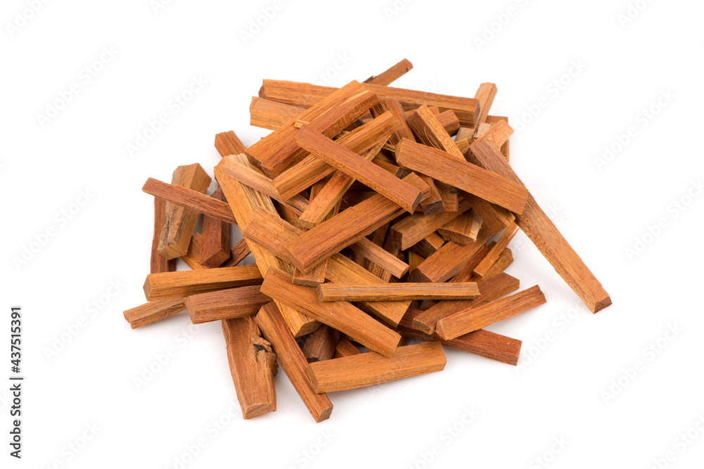 Sappan ,sappan tree,caesalpinia sappan, wood isolated on white background,top view flat lay. Sappan ,sappan tree,caesalpinia sappan, wood isolated on white background,top view flat lay.