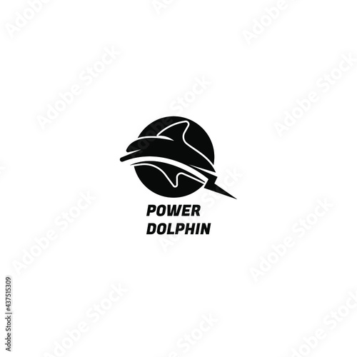 Power Dolphin | Animal Logo Power
