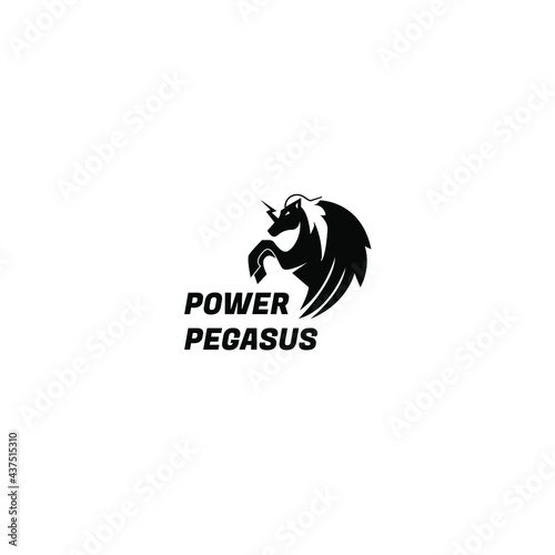 Power Pegasus | Animal Logo Power