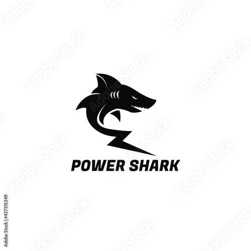 Power Shark | Animal Logo Power