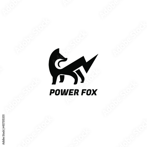 Power Fox | Animal Logo Power