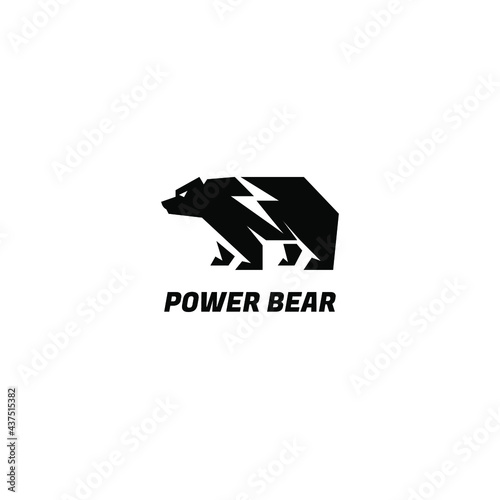 Power Bear | Animal Logo Power