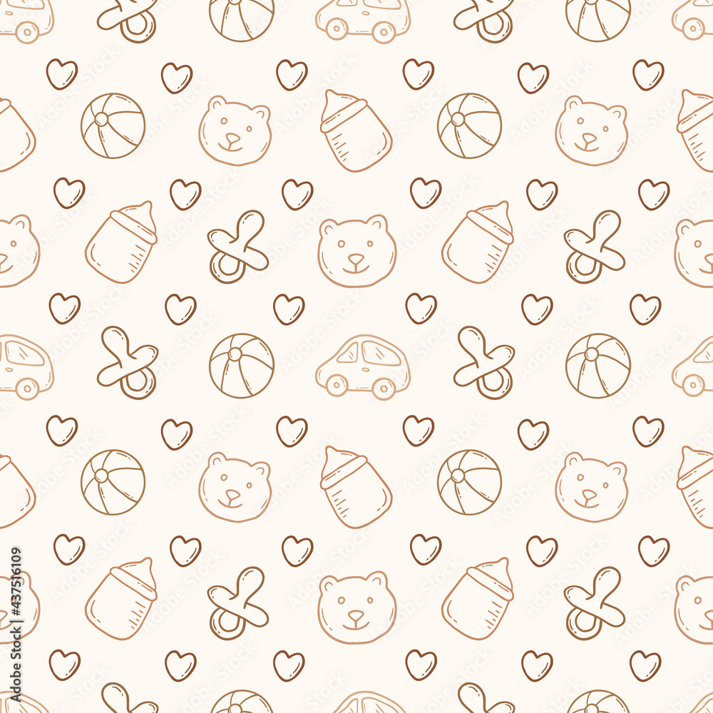kids and baby seamless pattern kids and baby seamless pattern