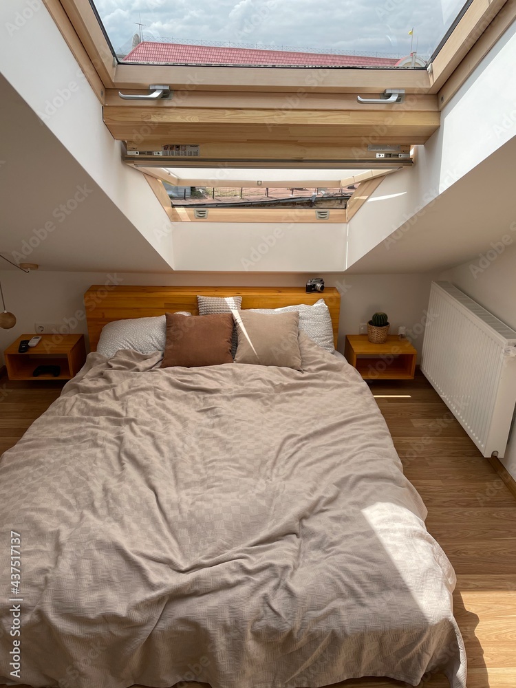 bed in a room bed in a room