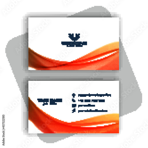 colorful  Modern Business-Card Set photo