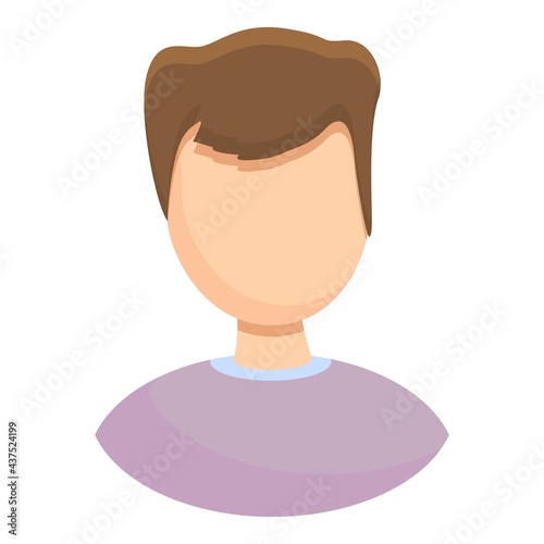 Anonymous guess icon. Cartoon of Anonymous guess vector icon for web design isolated on white background