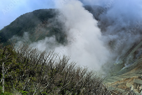 大涌谷 箱根 神奈川県箱根の風景 