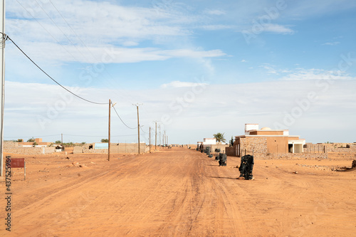 Road in Chinguetti photo