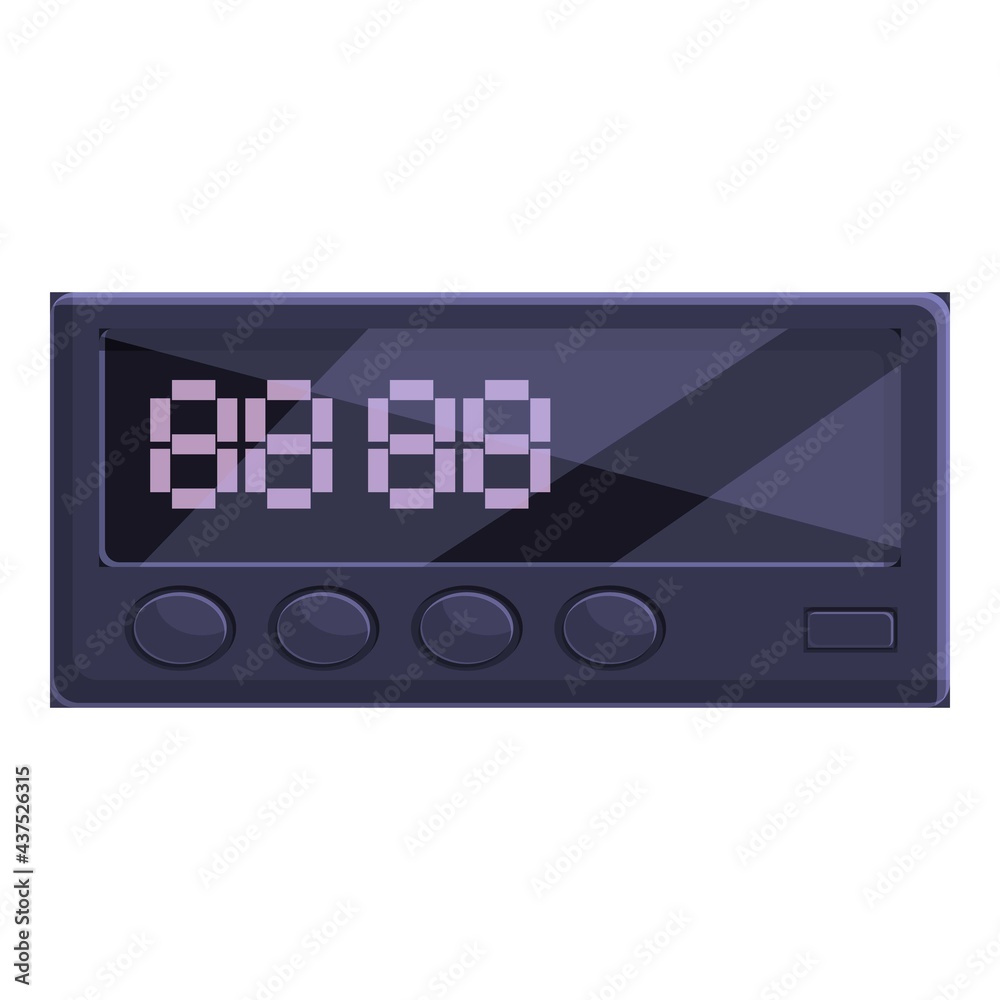 Taximeter carsharing icon. Cartoon of Taximeter carsharing vector icon for web design isolated on white background Taximeter carsharing icon. Cartoon of Taximeter carsharing vector icon for web design isolated on white background