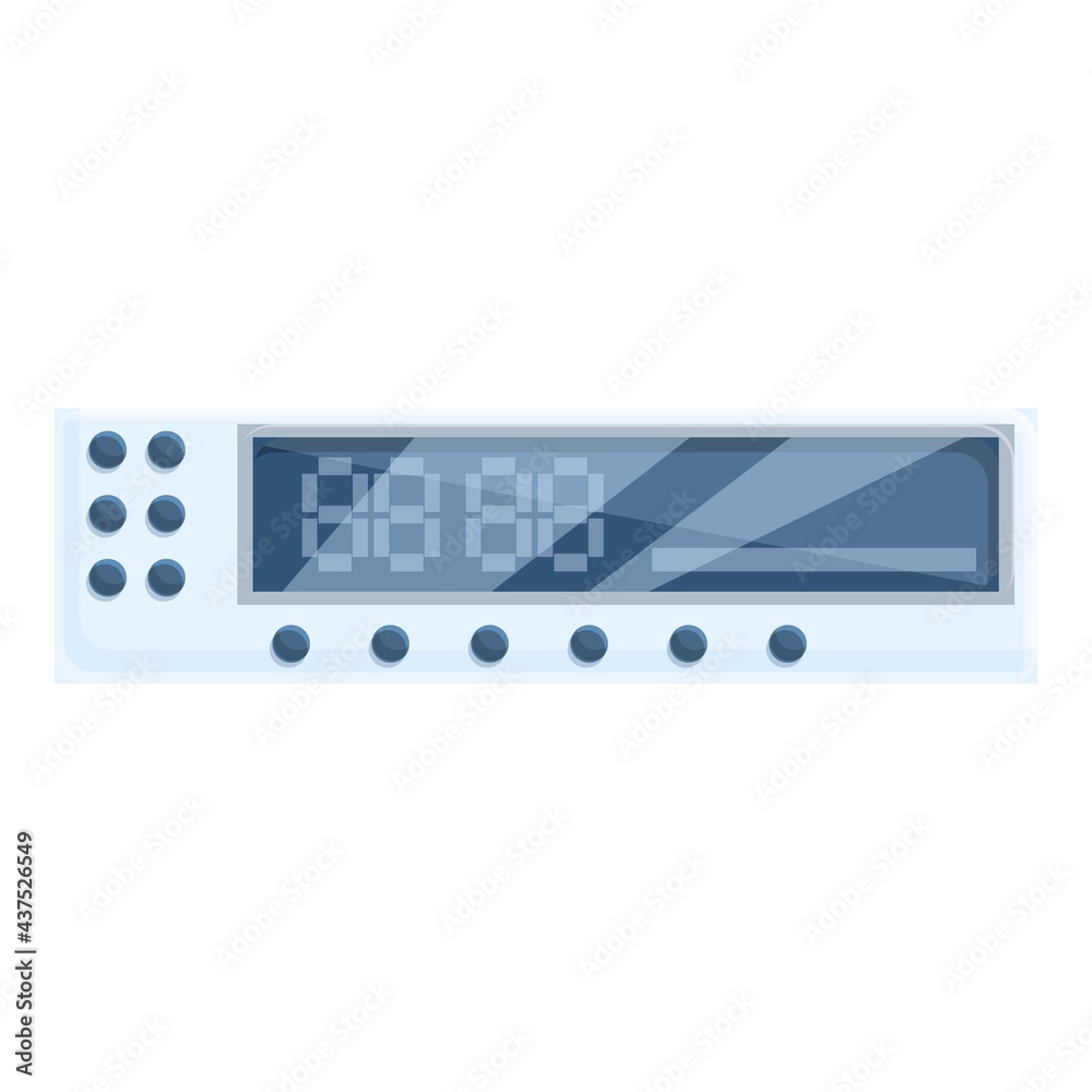 Taximeter traffic icon. Cartoon of Taximeter traffic vector icon for web design isolated on white background Taximeter traffic icon. Cartoon of Taximeter traffic vector icon for web design isolated on white background