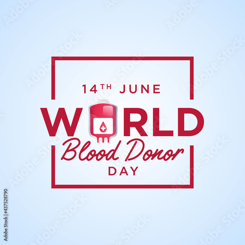 World Blood Donor Day illustration vector graphic of perfect for greeting card, background, invitation, madicine, web, icon, simple wallpaper, ornament