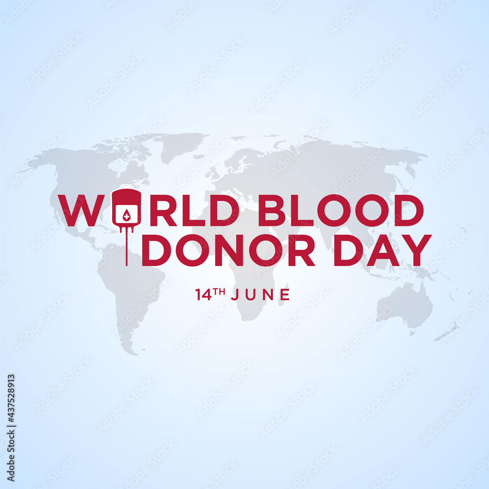World Blood Donor Day illustration vector graphic of perfect for greeting card, background, invitation, madicine, web, icon, simple wallpaper, ornament