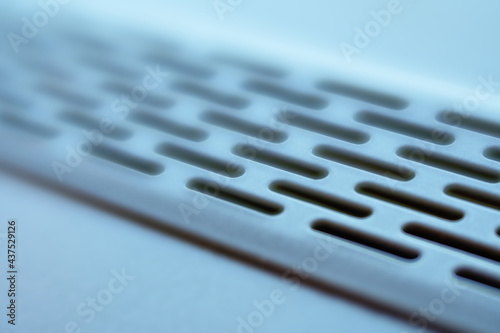 Close up of fan system, aircondition. Blurred and sharp areas. Lensbaby Velvet for the dreamy look.